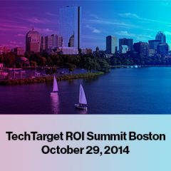TechTarget Boston ROI Summit