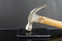 breaking smart phone